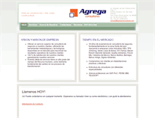 Tablet Screenshot of agregaconsultores.com